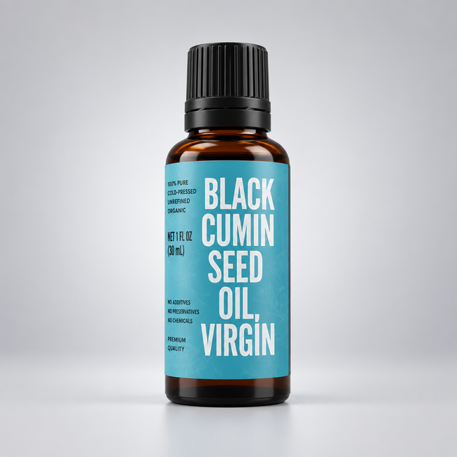 Black Cumin Seed Oil (Virgin) Organic
