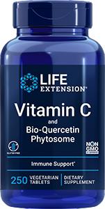 Vitamin C and Bio-Quercetin Phytosome, 250 vegetarian tablets